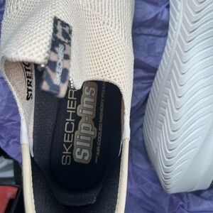 Skechers Slip-Ins Cream Sneakers